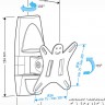 HOLDER LCDS-5003 металлик