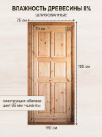 1900х700 филенчатая из массива сосны с коробкой